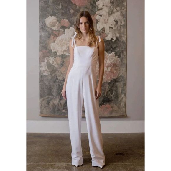 Anthropologie BHLDN Trinity Jumpsuit Size 6 - Picture 4 of 7